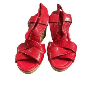 (NWOB) Cole Haan “Nike Air” Crisscross Wedge Sandals 3.5” Heel